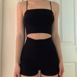 Urban Outfitters Romper in Black